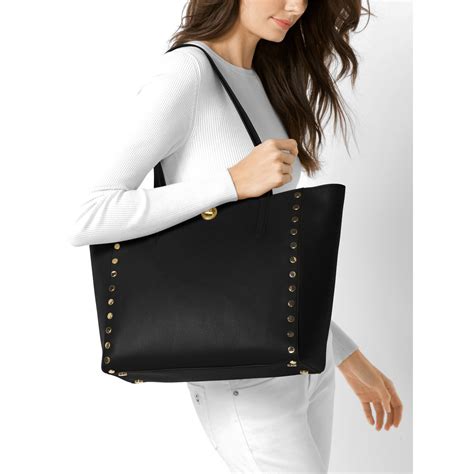 michael michael kors rivington stud extra large tote|Michael Kors Signature Rivington Extra.